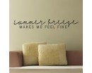 Summer Breeze.....Beach Wall Quotes Words Removable Beach Decals 